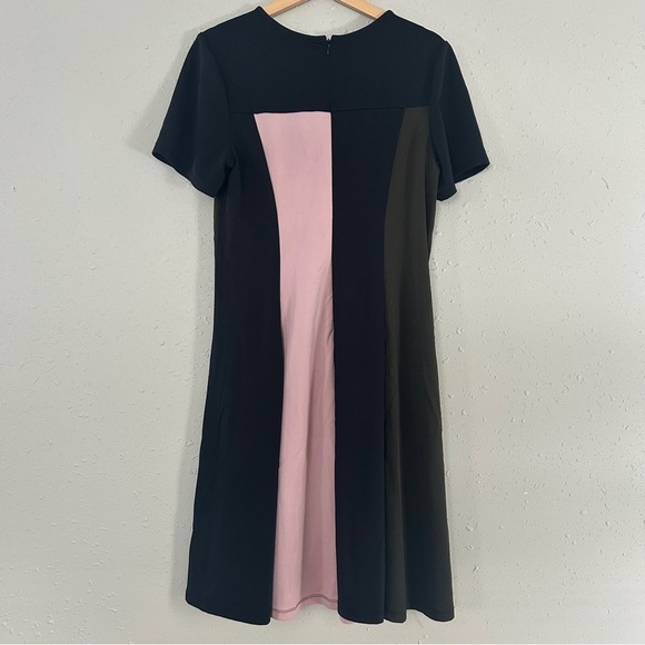 Hutch Colorblock Pink Black Fit N Flare Mini Dress Casual Formal 0X - Picture 4 of 5